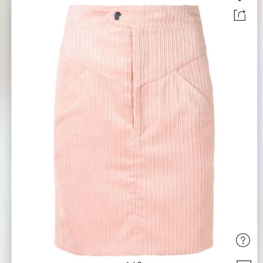 NWT***ISABEL MARANT**Marsh High Rise Corduroy Mini Skirt**US 8 $485